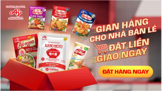 Ajinomoto Đặt Hàng — nguồn Zalo Mini App